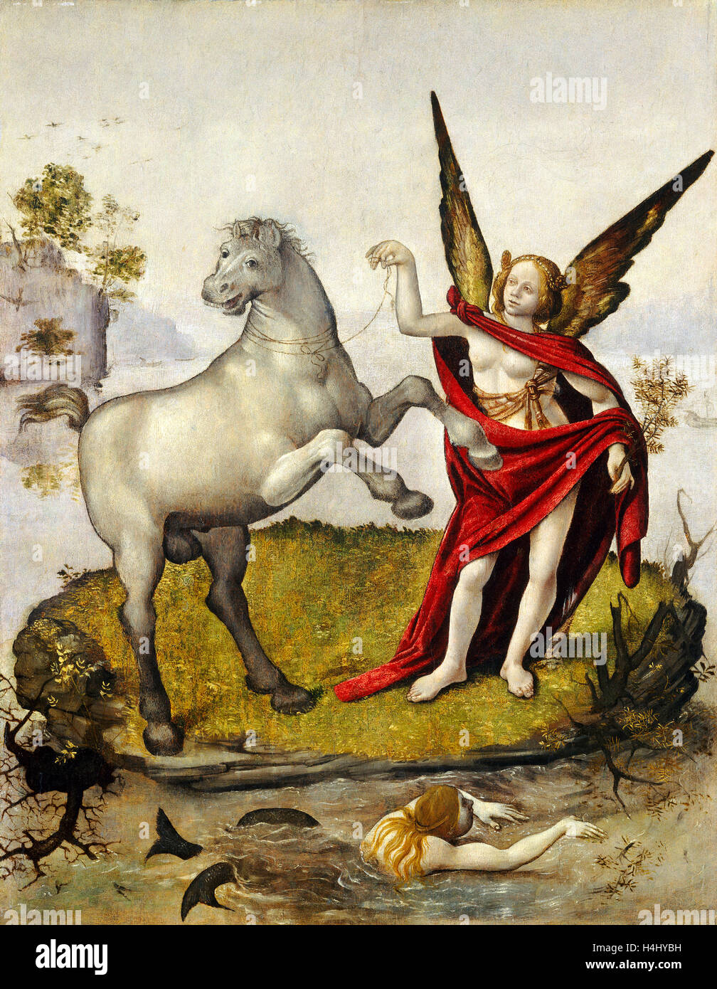 Piero di Cosimo, Allegory, Italian, 1462-1521, c. 1500, oil on panel Stock Photo