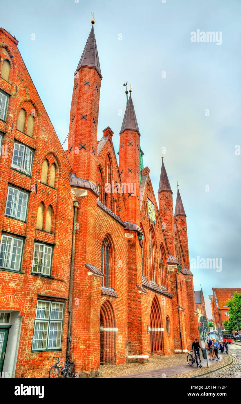 Heiligen-Geist-Hospital in Lubeck, Schleswig-Holstein, Germany Stock Photo