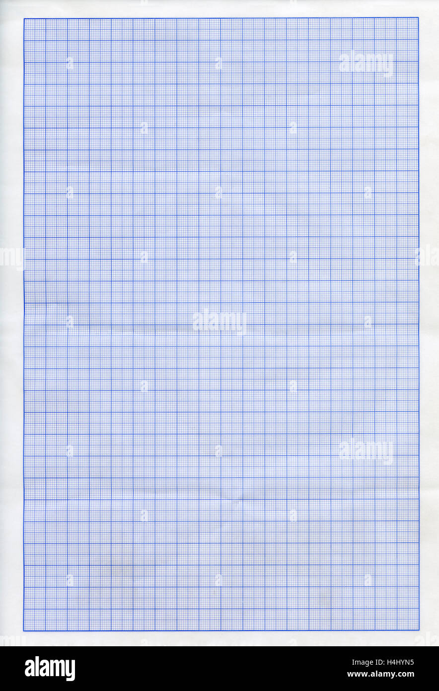 Graph paper texture, square grid background Stock Photo