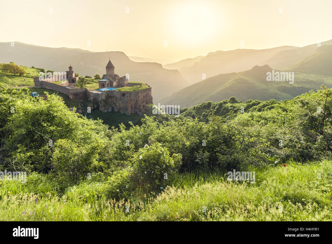 Ancient monastery. Tatev. Armenia Stock Photo