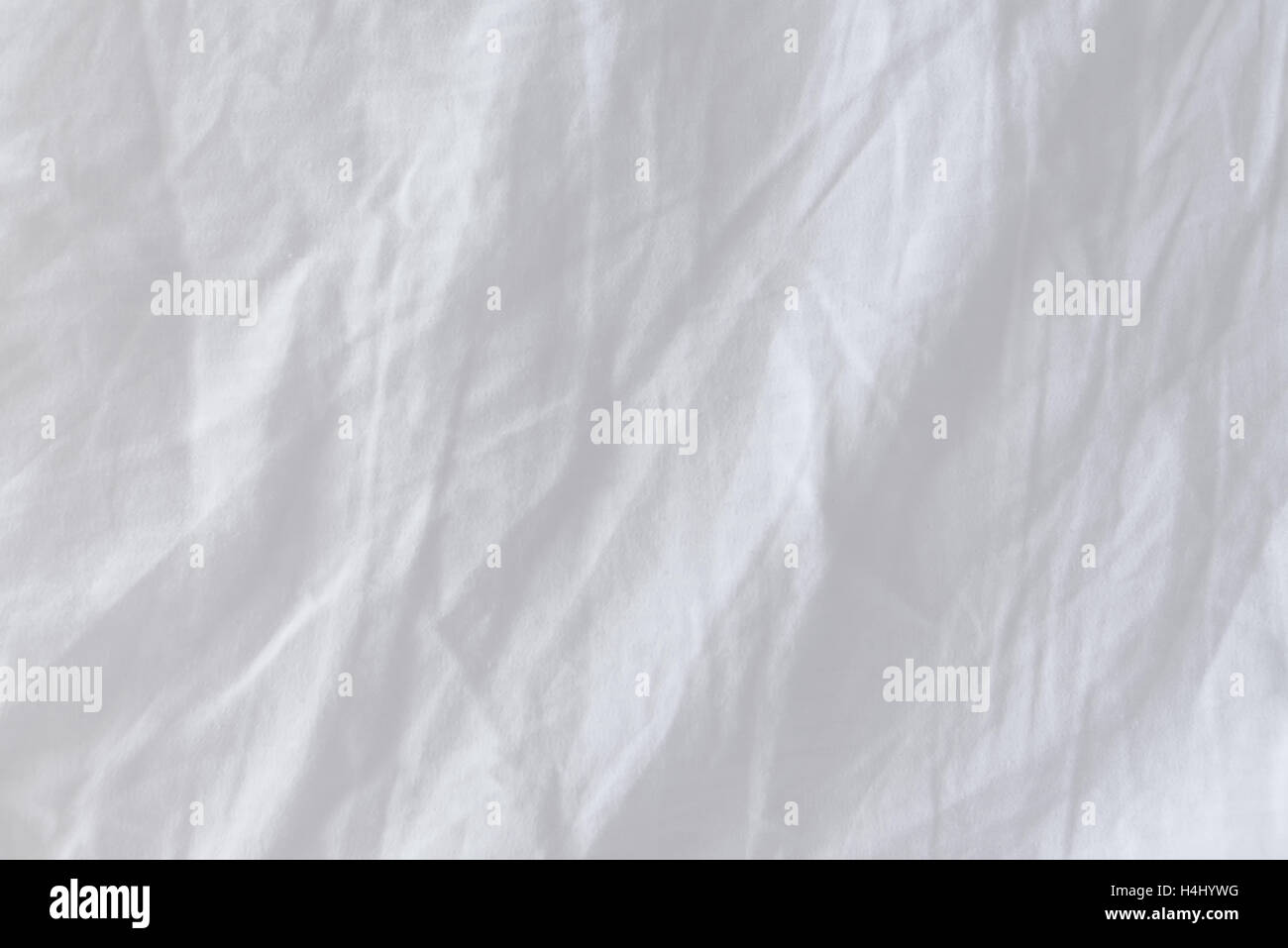 Top view of creased bedding sheets, texture useful as displacement map