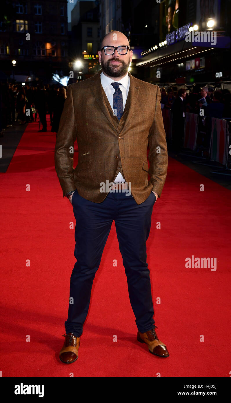 Tom Davis attending the 60th London Film Festival Closing Night gala ...