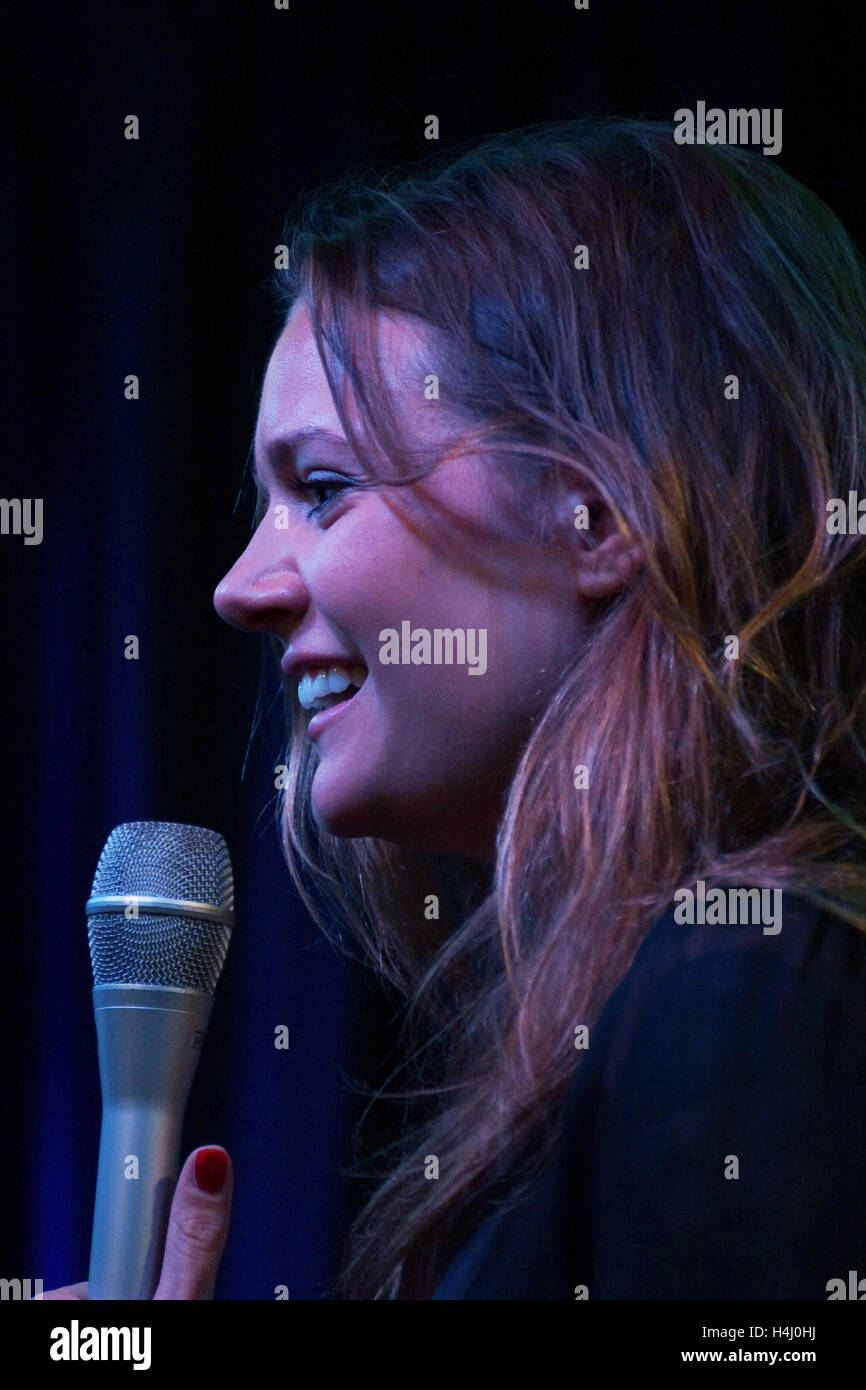 Tove Lo performing at a radio station in Philadelphia, PA Stock Photo ...