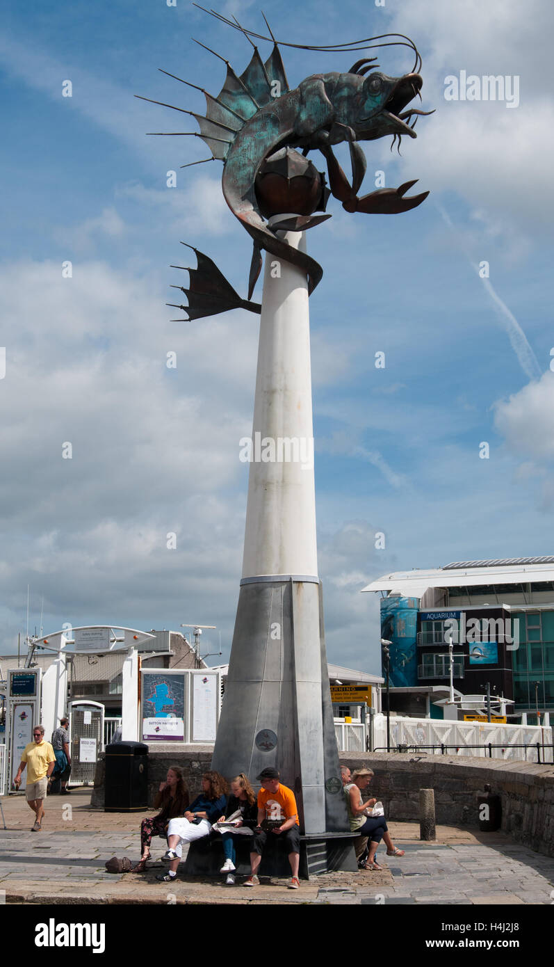 Sculpture barbican plymouth devon hires stock photography and images