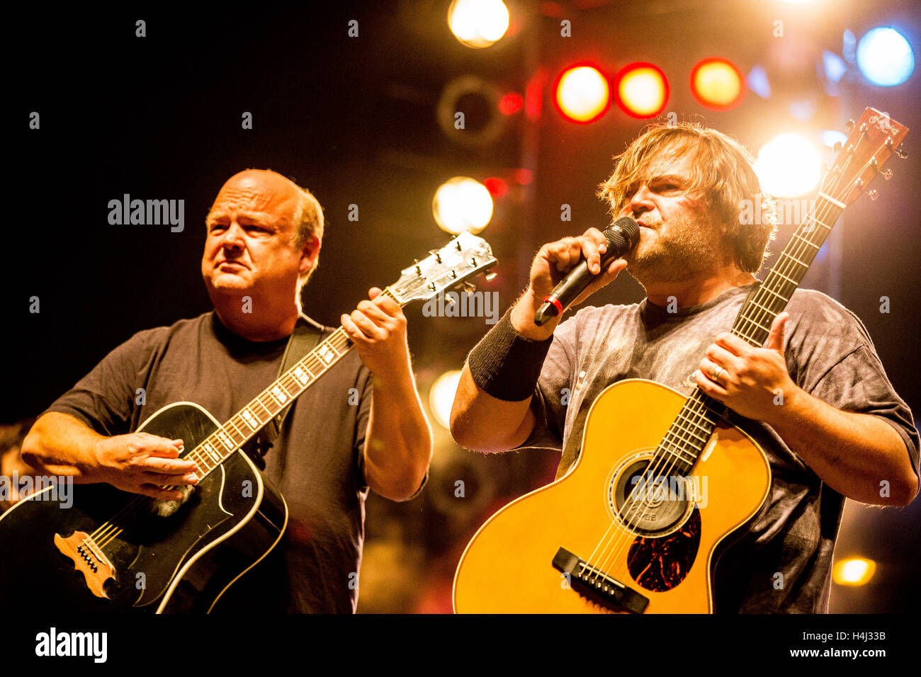 Tenacious D performs at RIOT Fest on Sunday, August 30th, 2015, at the National Western Complex in Denver, CO. Stock Photo