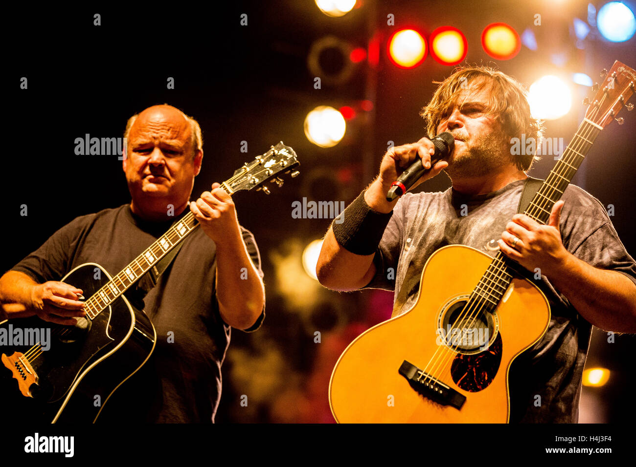 Tenacious D performs at RIOT Fest on Sunday, August 30th, 2015, at the National Western Complex in Denver, CO. Stock Photo