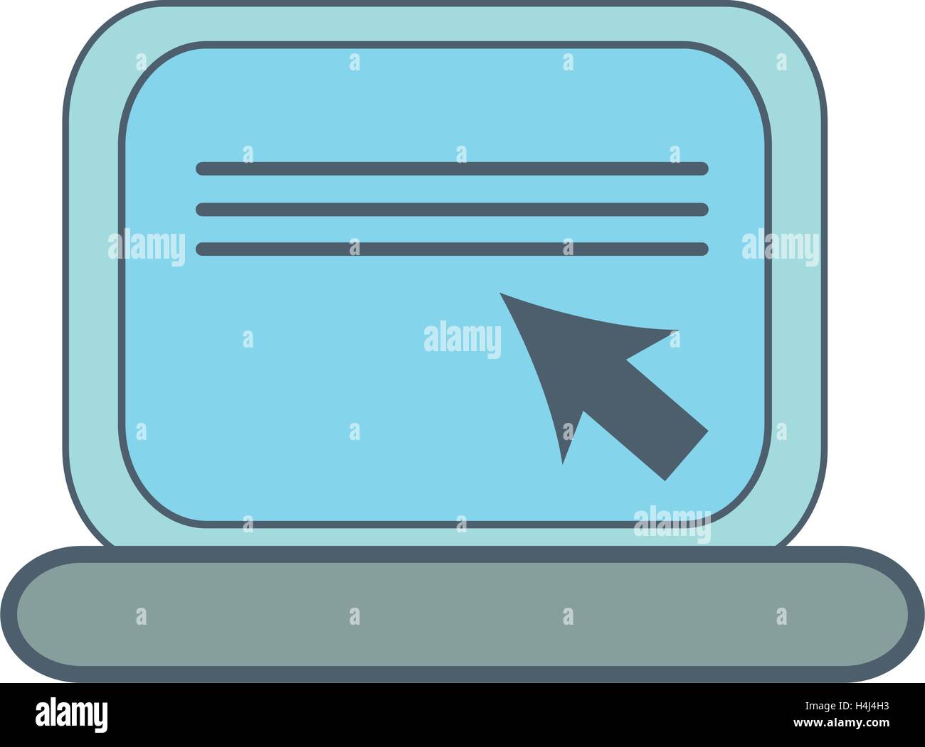 laptop computer device Stock Vector Image & Art - Alamy
