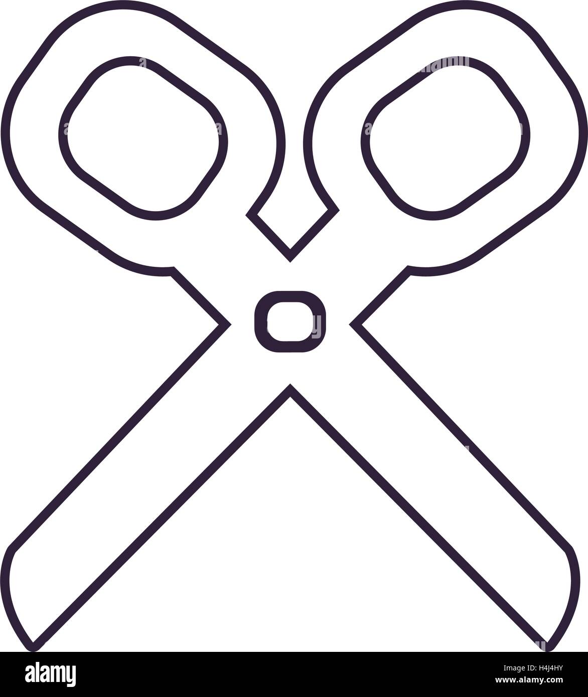 scissors tool design Stock Vector Image & Art Alamy