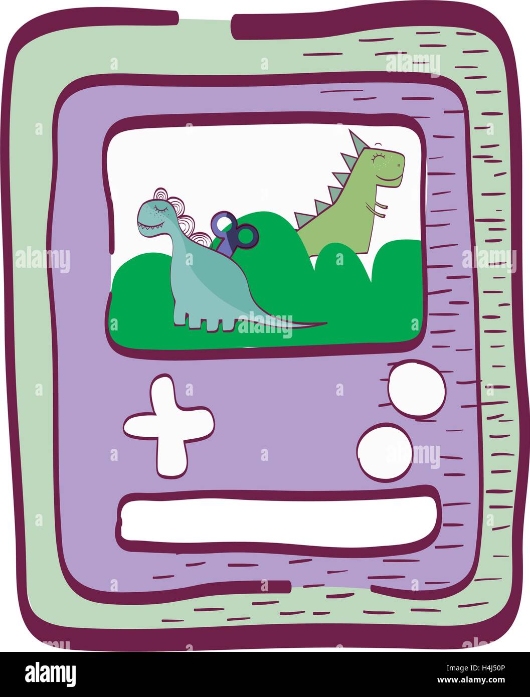 portable video game Stock Vector Image & Art - Alamy