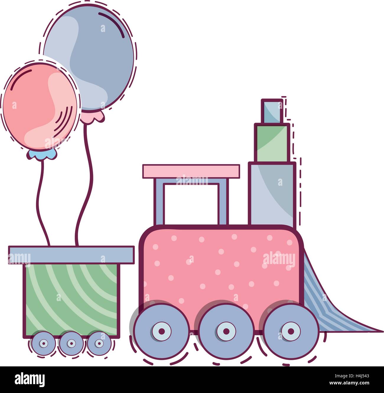 train toy design Stock Vector Image & Art Alamy