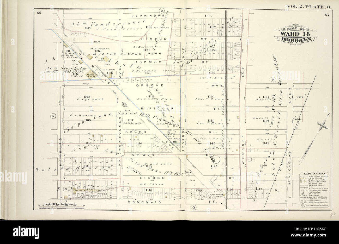 Map of wyckoff hires stock photography and images Alamy