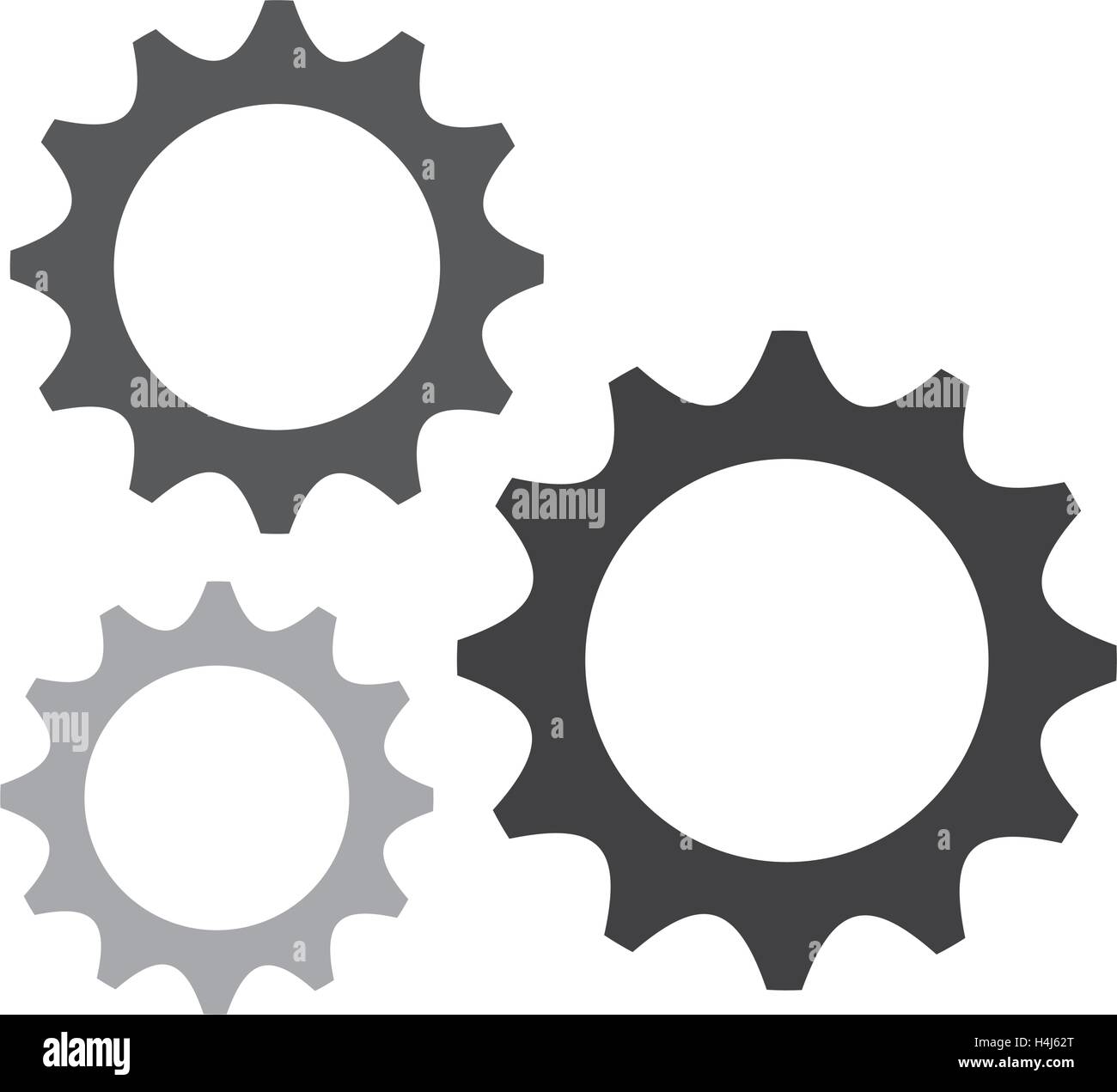 gears settings flat icon Stock Vector Image & Art - Alamy