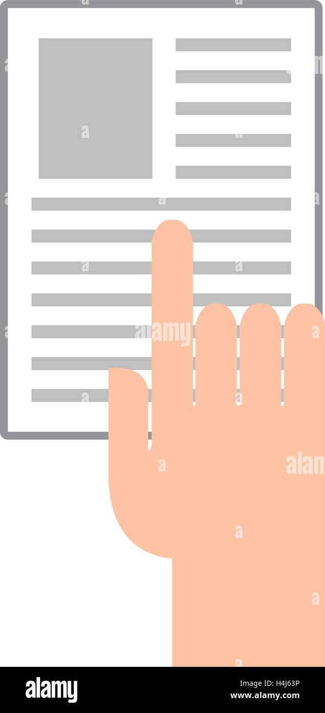 paper document flat line icon Stock Vector Image & Art - Alamy