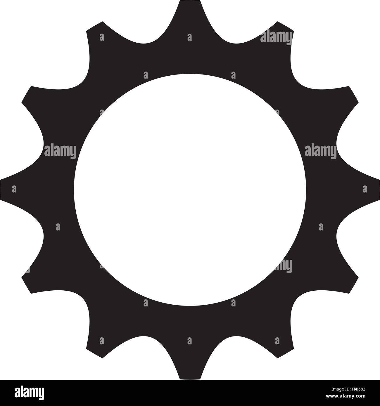 gears settings flat icon Stock Vector Image & Art - Alamy