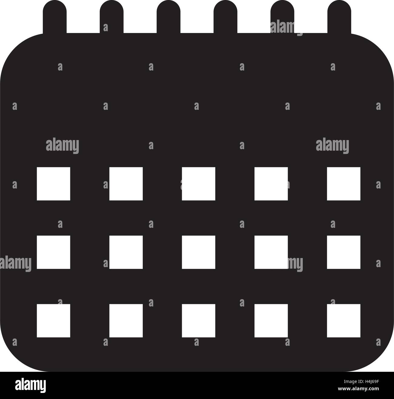 calendar reminder flat line icon Stock Vector Image & Art - Alamy