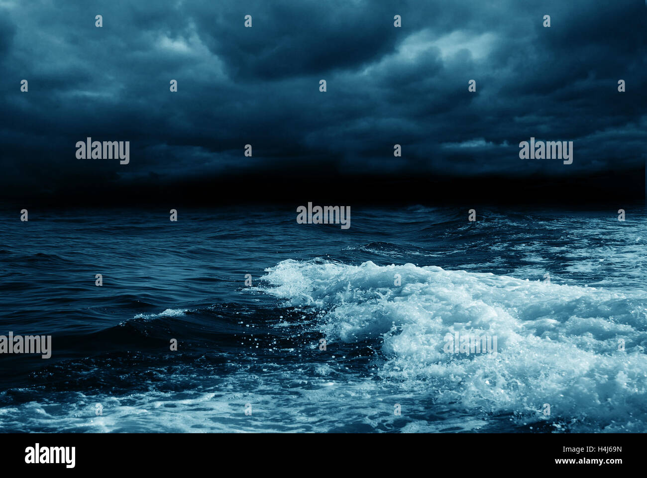 stormy sky and ocean Stock Photo - Alamy