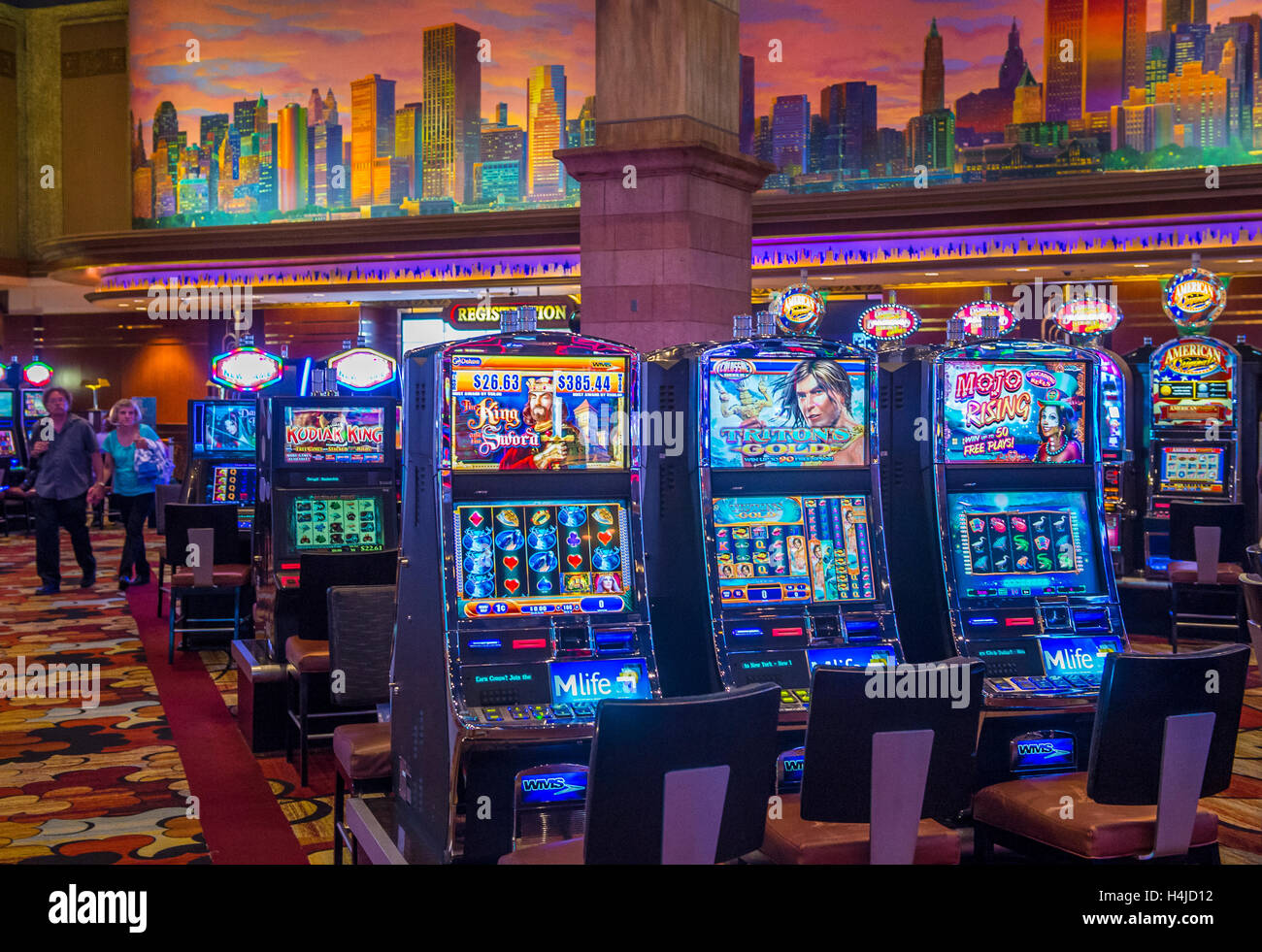 Inside Casino in Las Vegas Stock Photo - Alamy