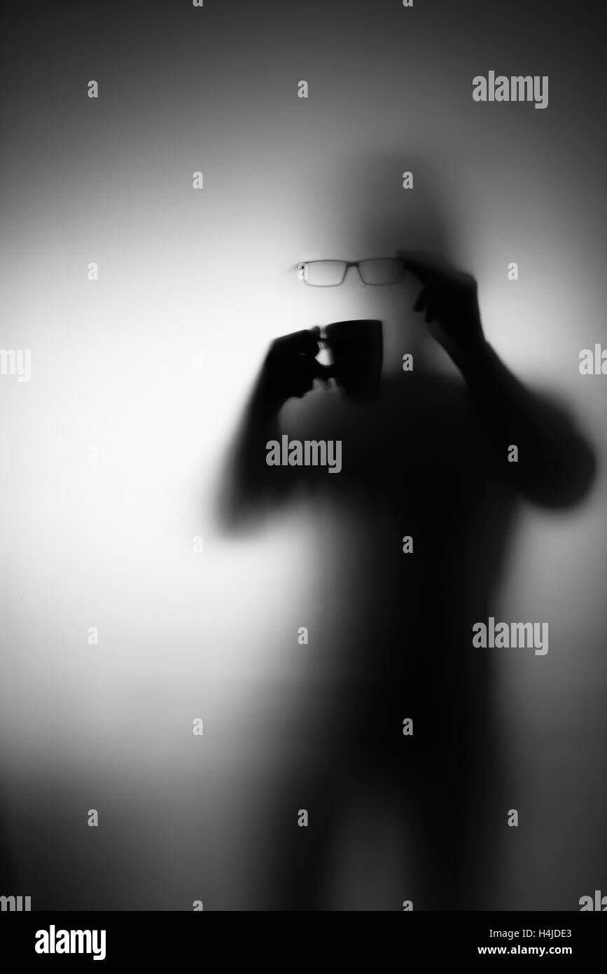 Ghost glasses and cofffee Stock Photo Alamy