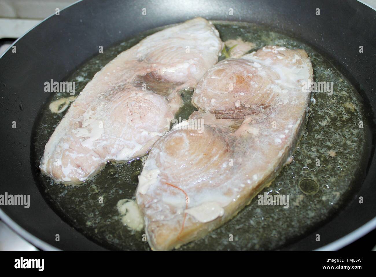 red tuna steak Stock Photo