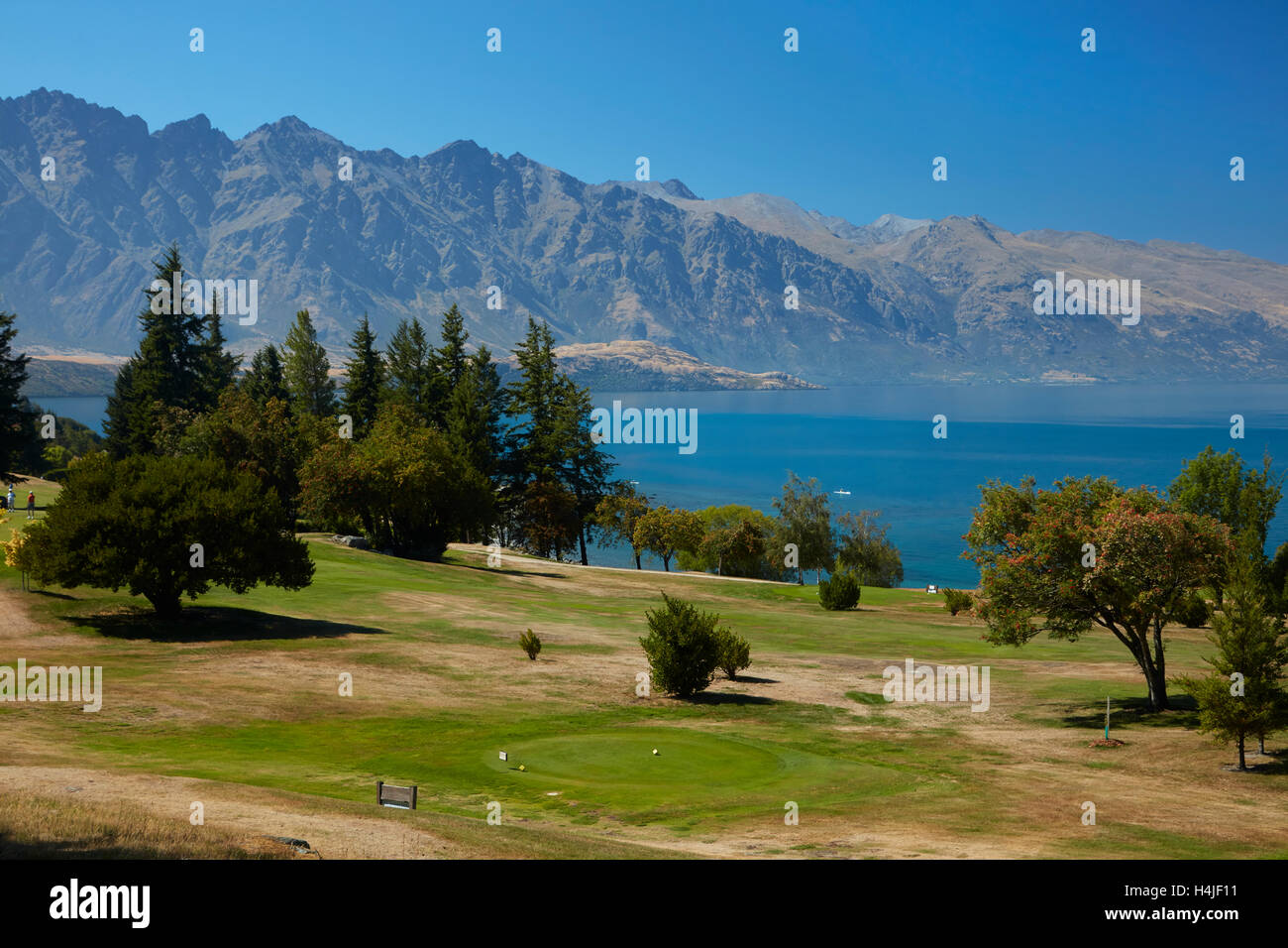 Kelvin Heights Golf Course, Lake Wakatipu and The Remarkables, Queenstown, South Island, New