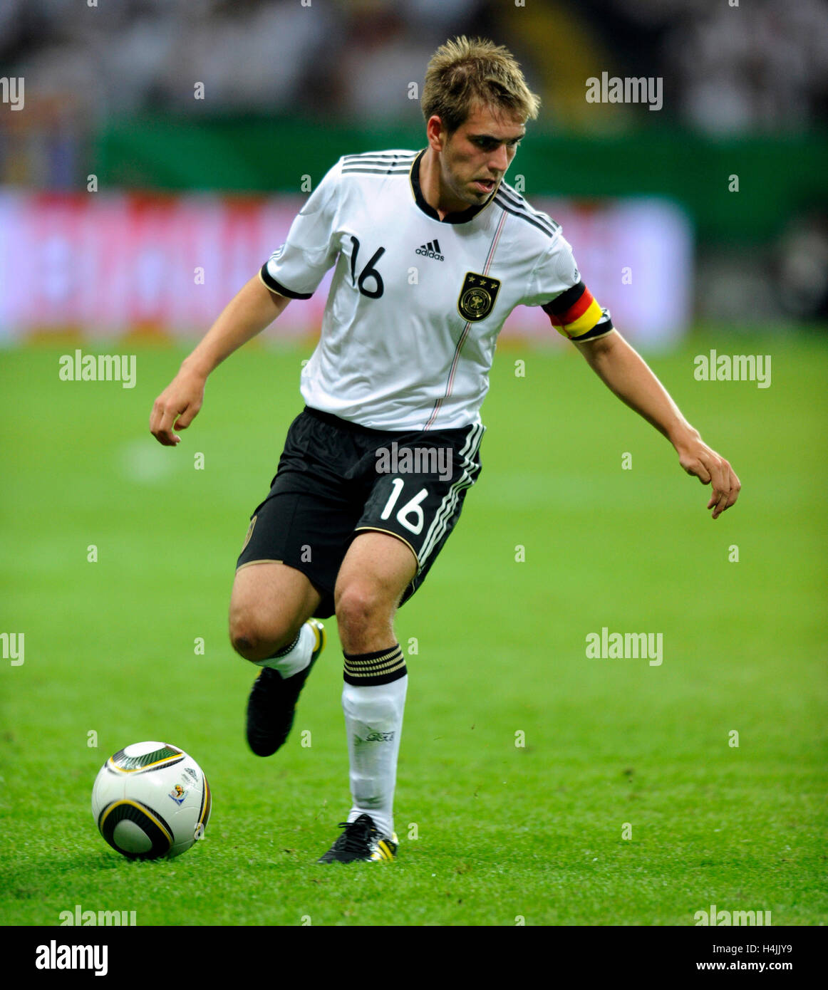 Philipp Lahm, football match, Germany vs. Bosnia-Herzegovina, 3-1, Commerzbank Arena, Frankfurt, Hesse Stock Photo