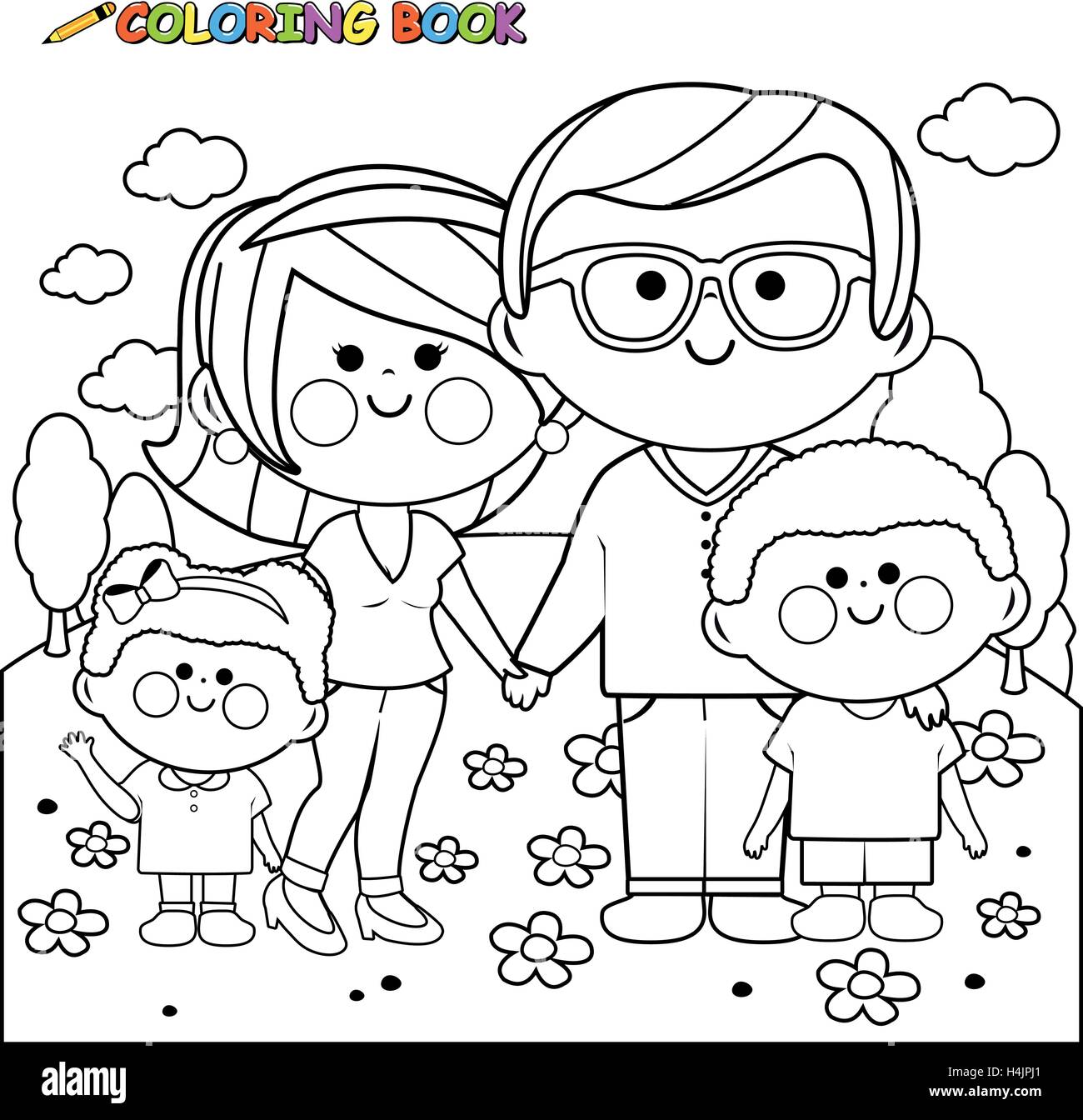 Mother daughter coloring book hi-res stock photography and images - Page 2  - Alamy, image size:1300x1344