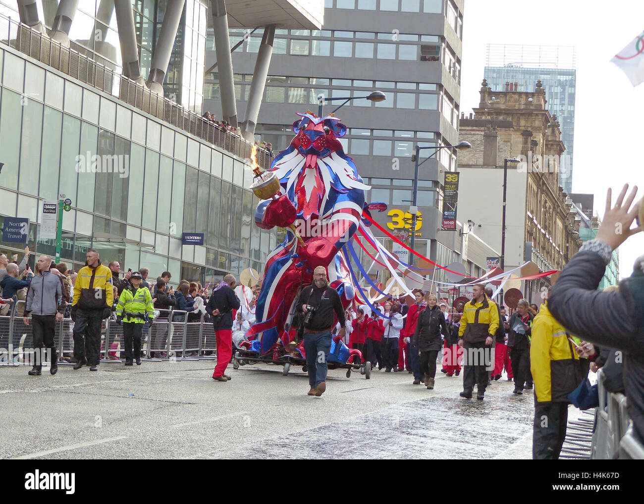 Manchester, UK. 17th October, 2016. The Olympic and Paralympic heroes ...