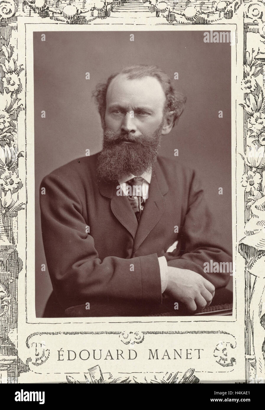 Edouard Manet, attributed to Nadar, 1867 Stock Photo