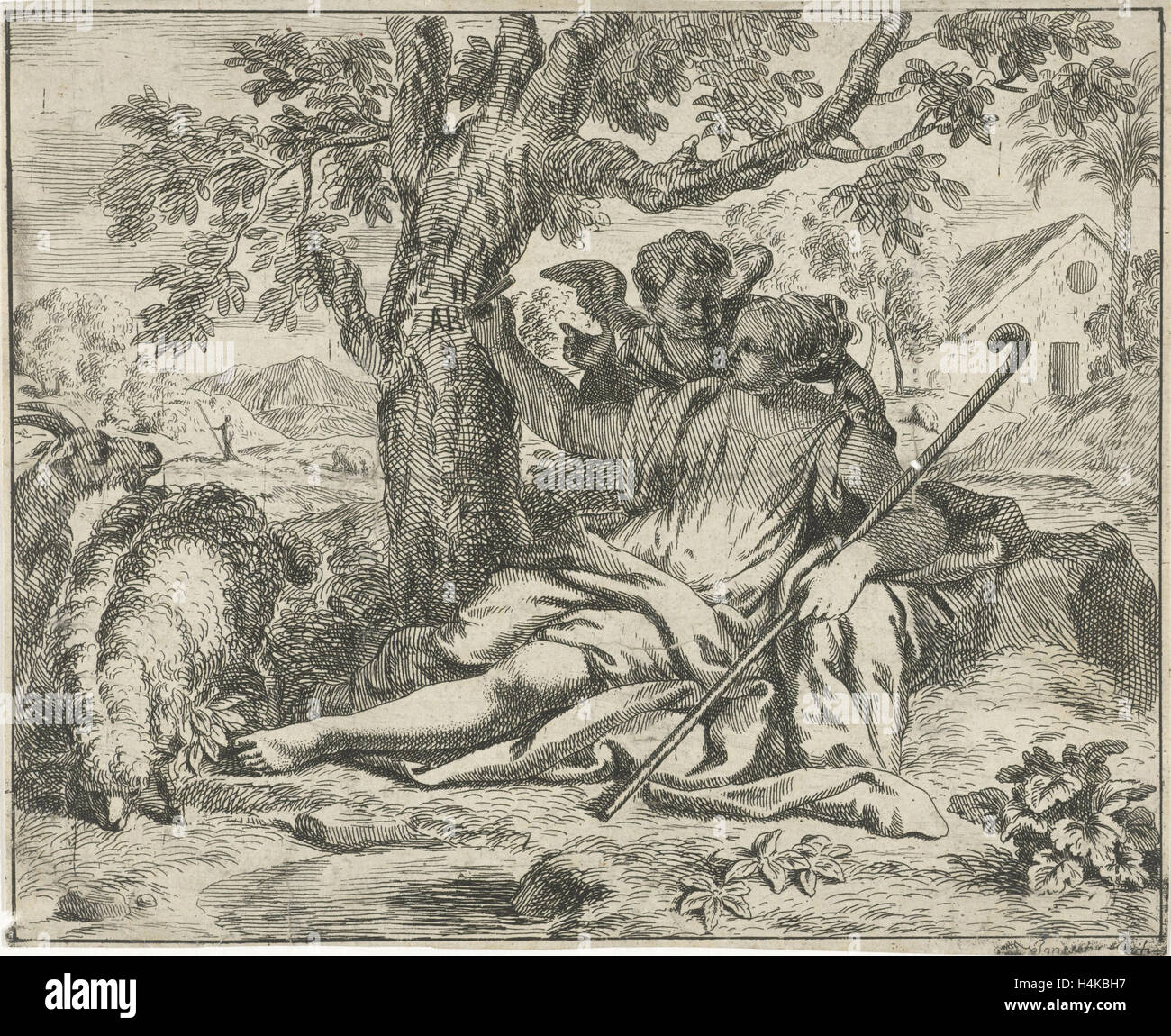 angel appears to Hagar, J. Alexander Janssens, c. 1700 Stock Photo - Alamy