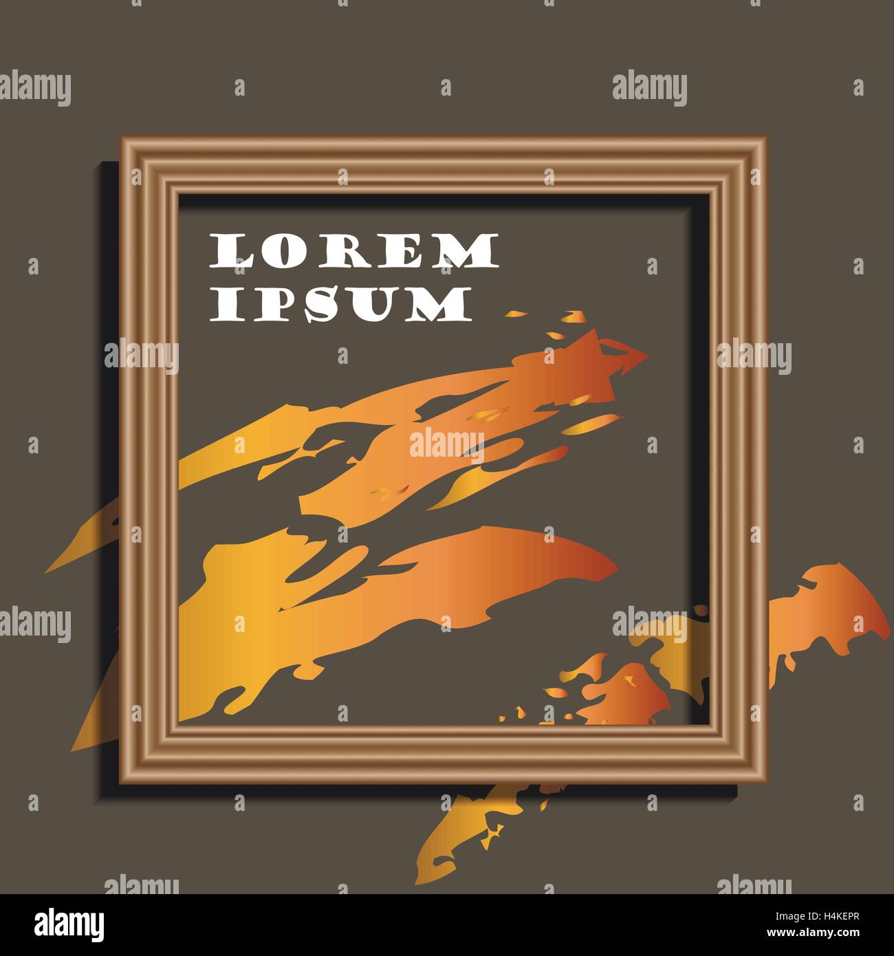 Wooden frame design Stock Vector Image & Art - Alamy