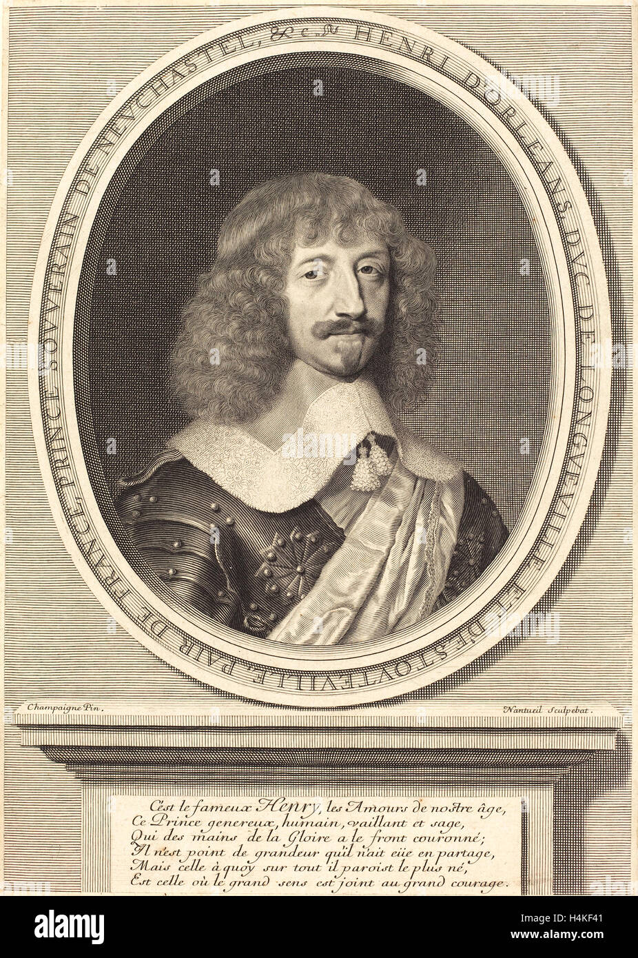 Robert Nanteuil after Philippe de Champaigne, French (1623-1678), Henri ...