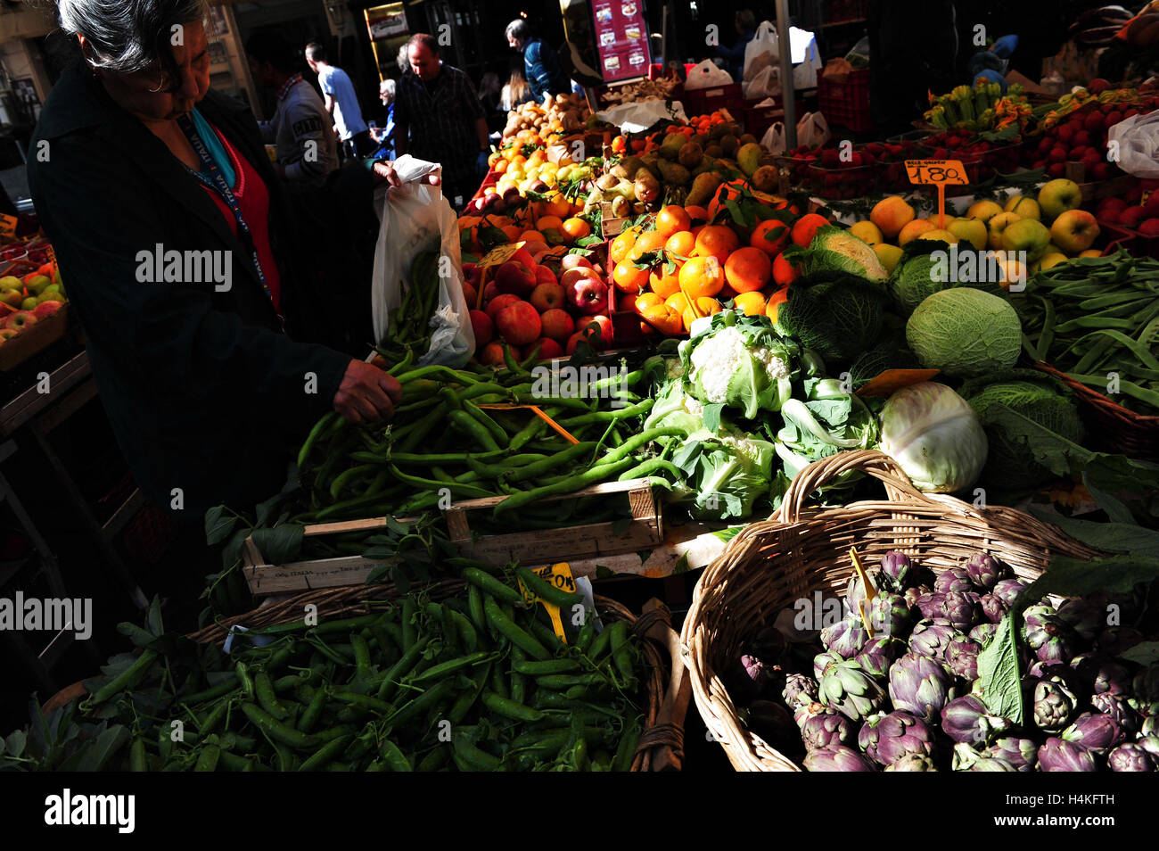 Locally grown artichokes take the lion's share in any spring market in