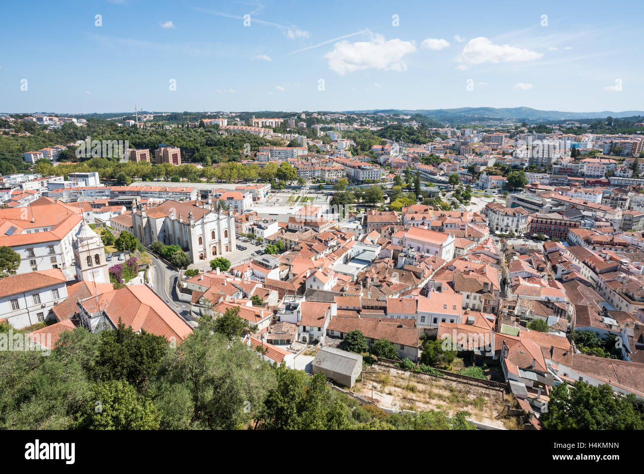 Leiria Castle Portugal Stock Photo Alamy