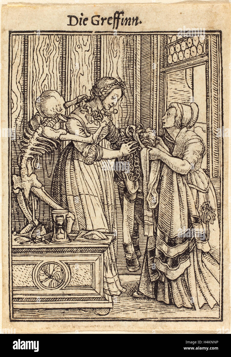 German Countess Hans Holbein the Younger (German, 1497-1498 - 1543), Countess, woodcut ...