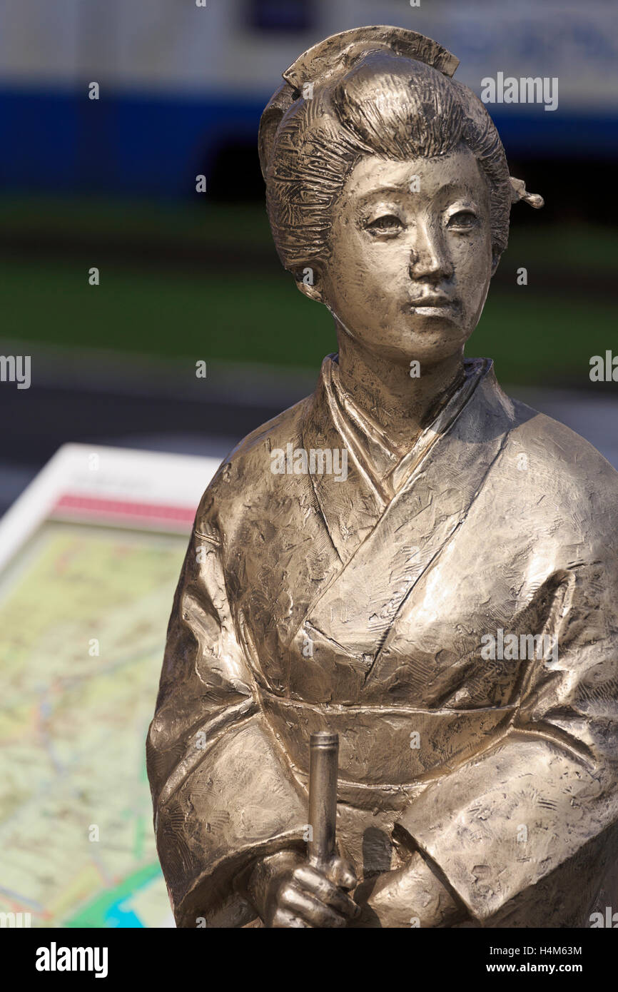Tokishirube Statue, Kagoshima City, Kyushu Island, Japan, Asia Stock