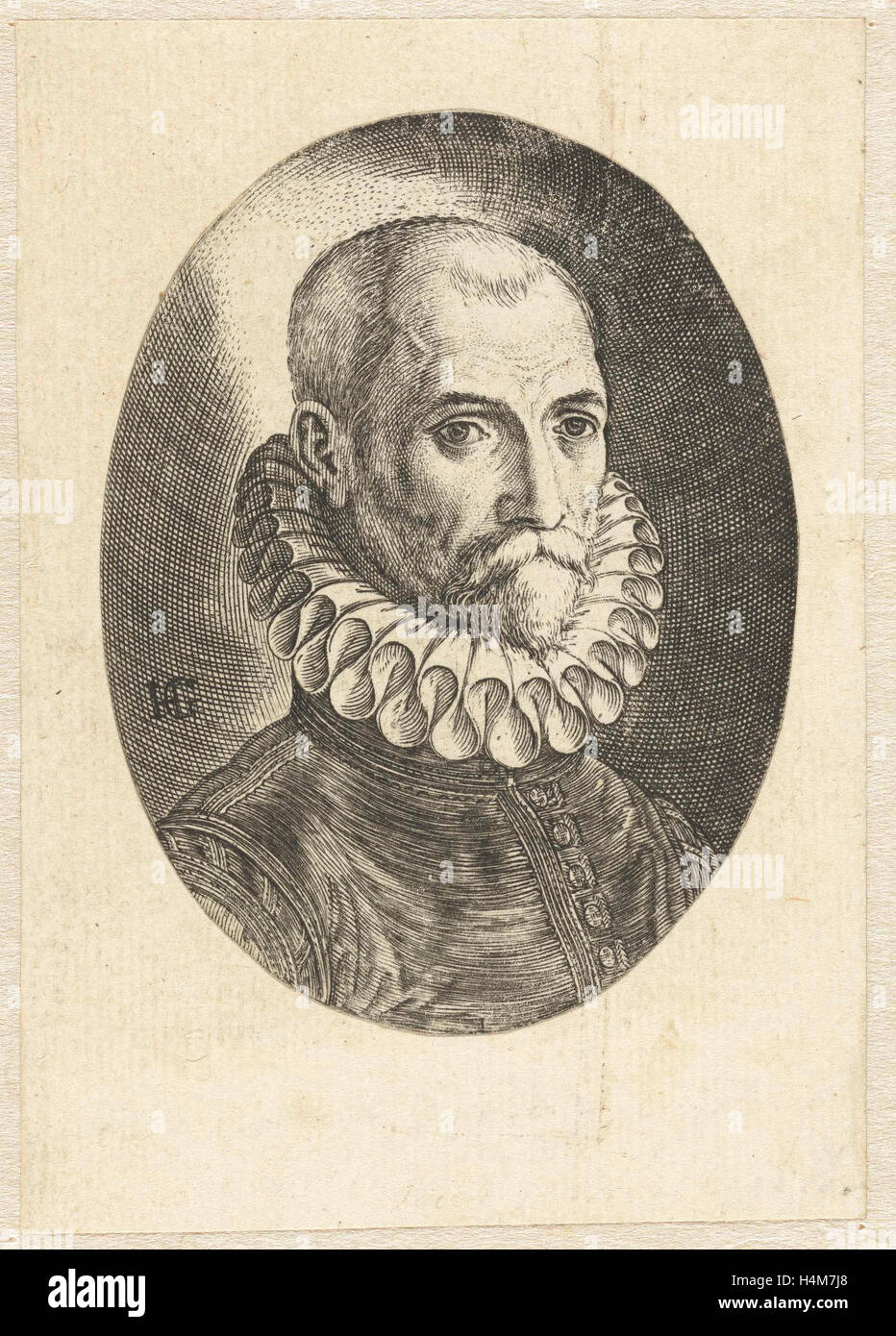 Portrait of John Stradanus, Anonymous, 1583 - 1596 Stock Photo