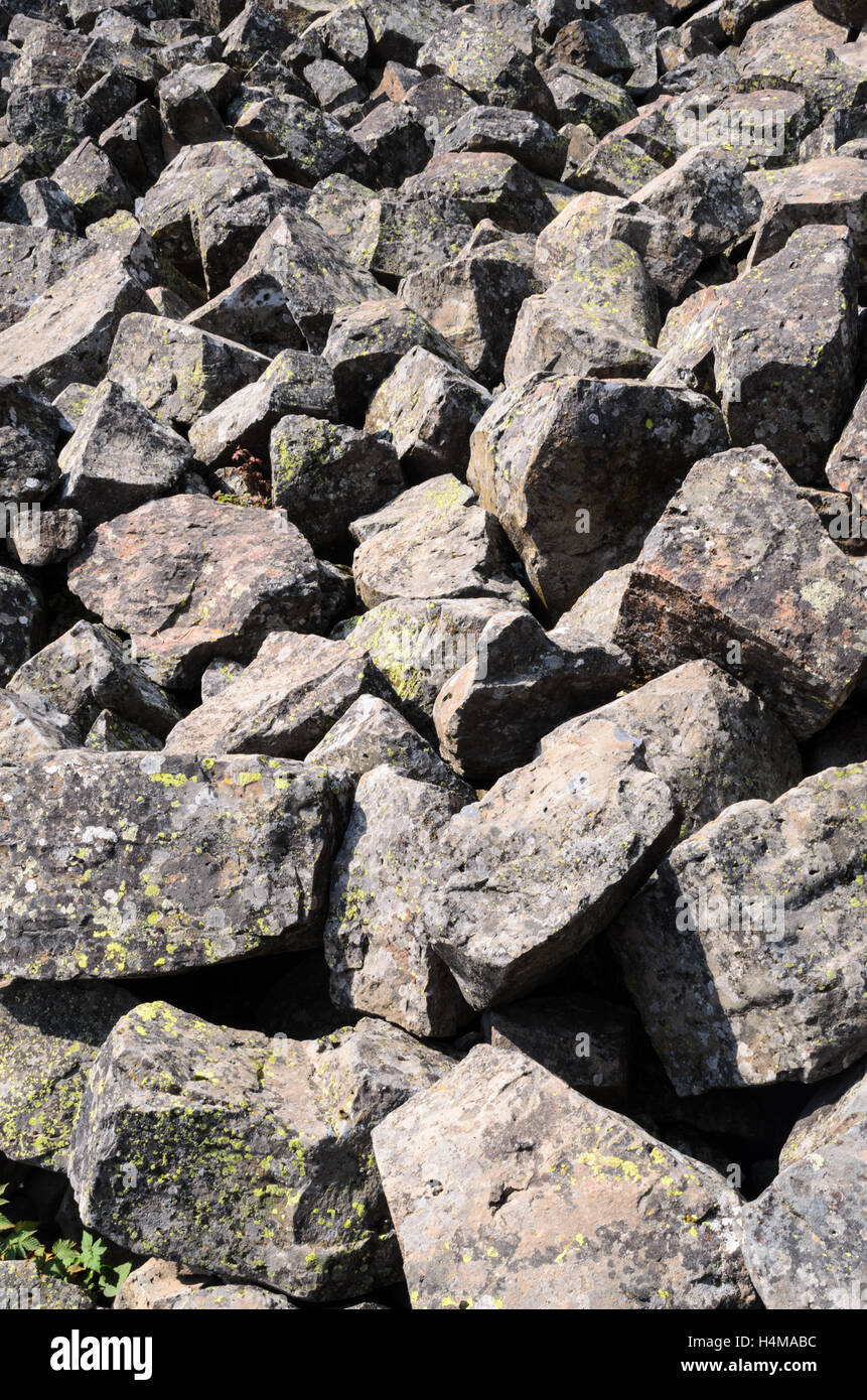 Yellowstone Postile Rocks Yellowstone National Park Stock Photo - Alamy
