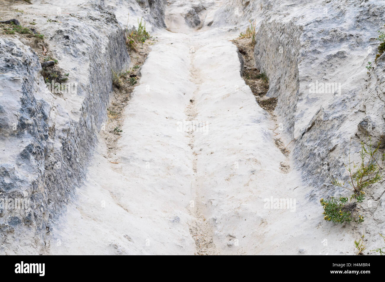 Oregon Trail Ruts State Historic Site Stock Photo