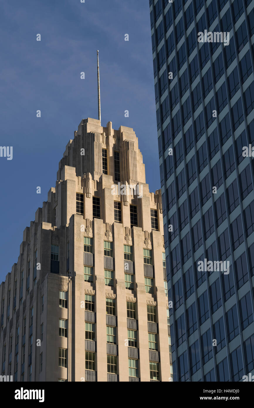 city of winston salem on Rj Reynolds Building 1929 And Winston Tower 1966 City Of Winston Salem North Carolina Art Deco Style And International Sty Stock Photo Alamy