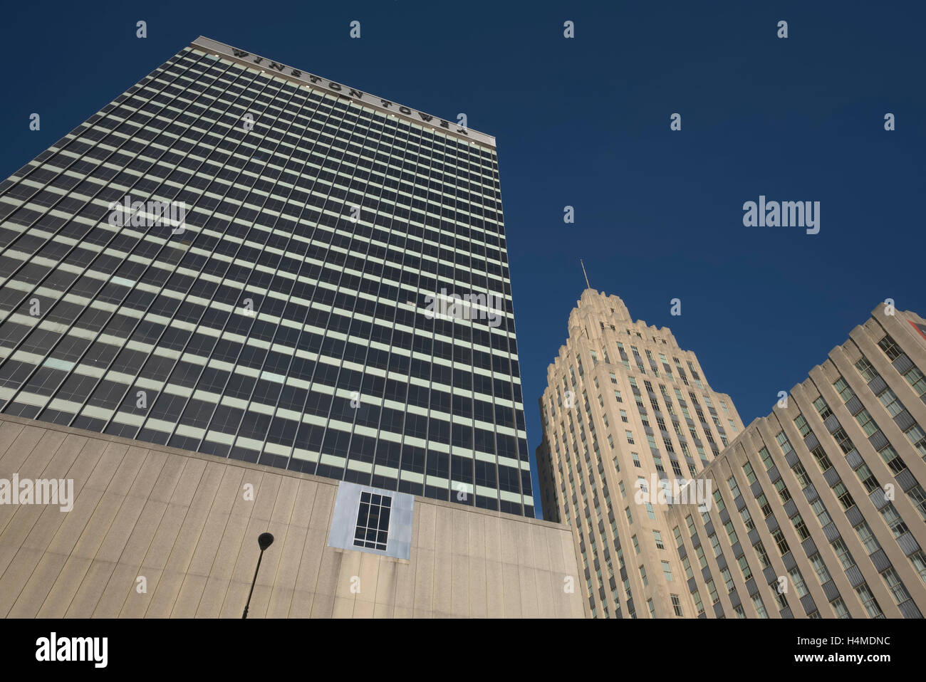 Winston Tower (1966) and RJ Reynolds building (1929)City of Winston