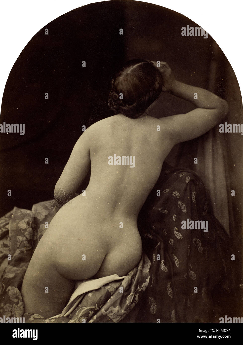 Oscar Gustav Rejlander (Swedish, active England, 1813 - 1875), Ariadne, 1857, albumen print from a wet collodion negative Stock Photo