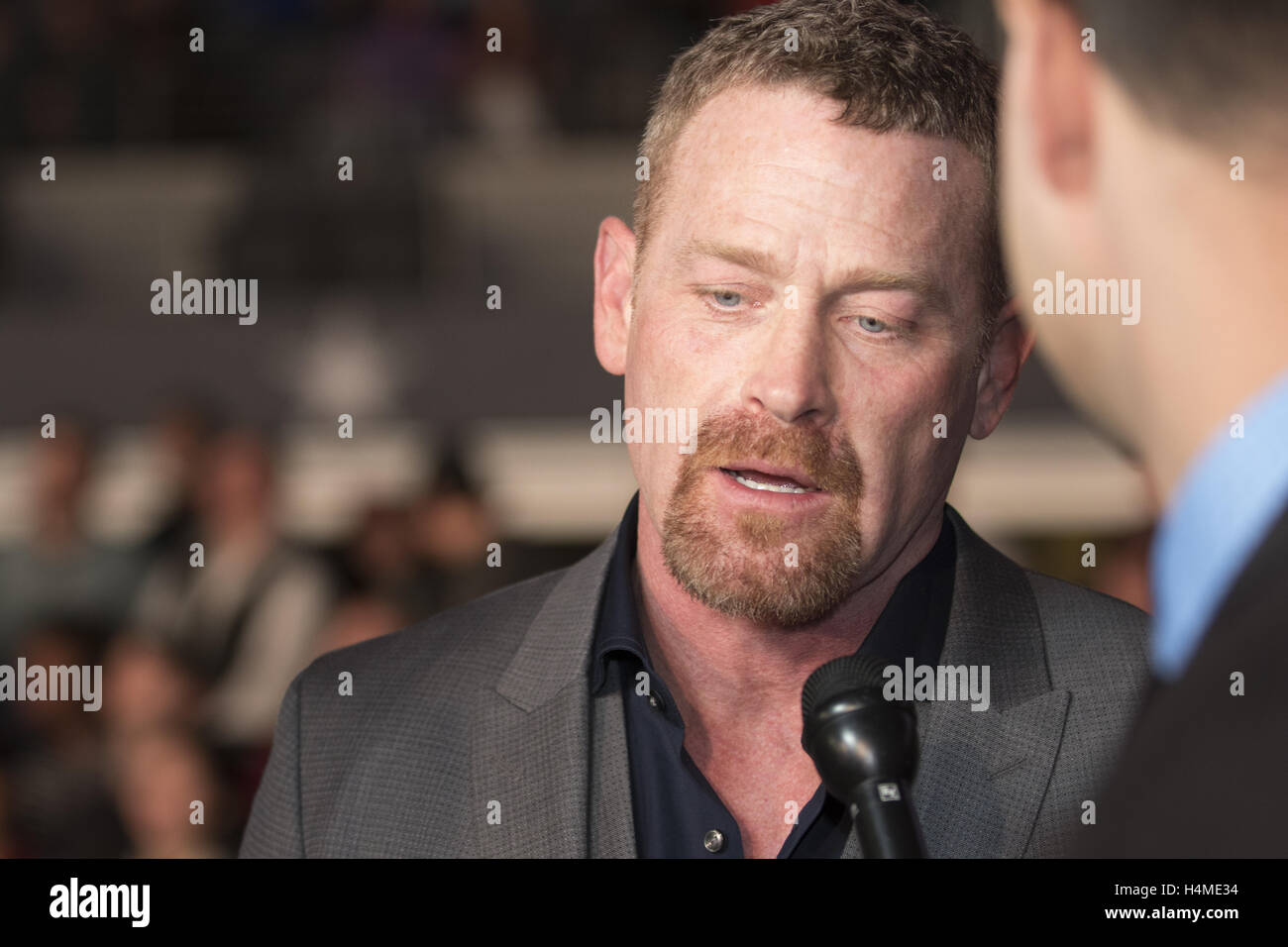 Actor Max Martini attends the 13 Hour red carpet premiere at AT&T