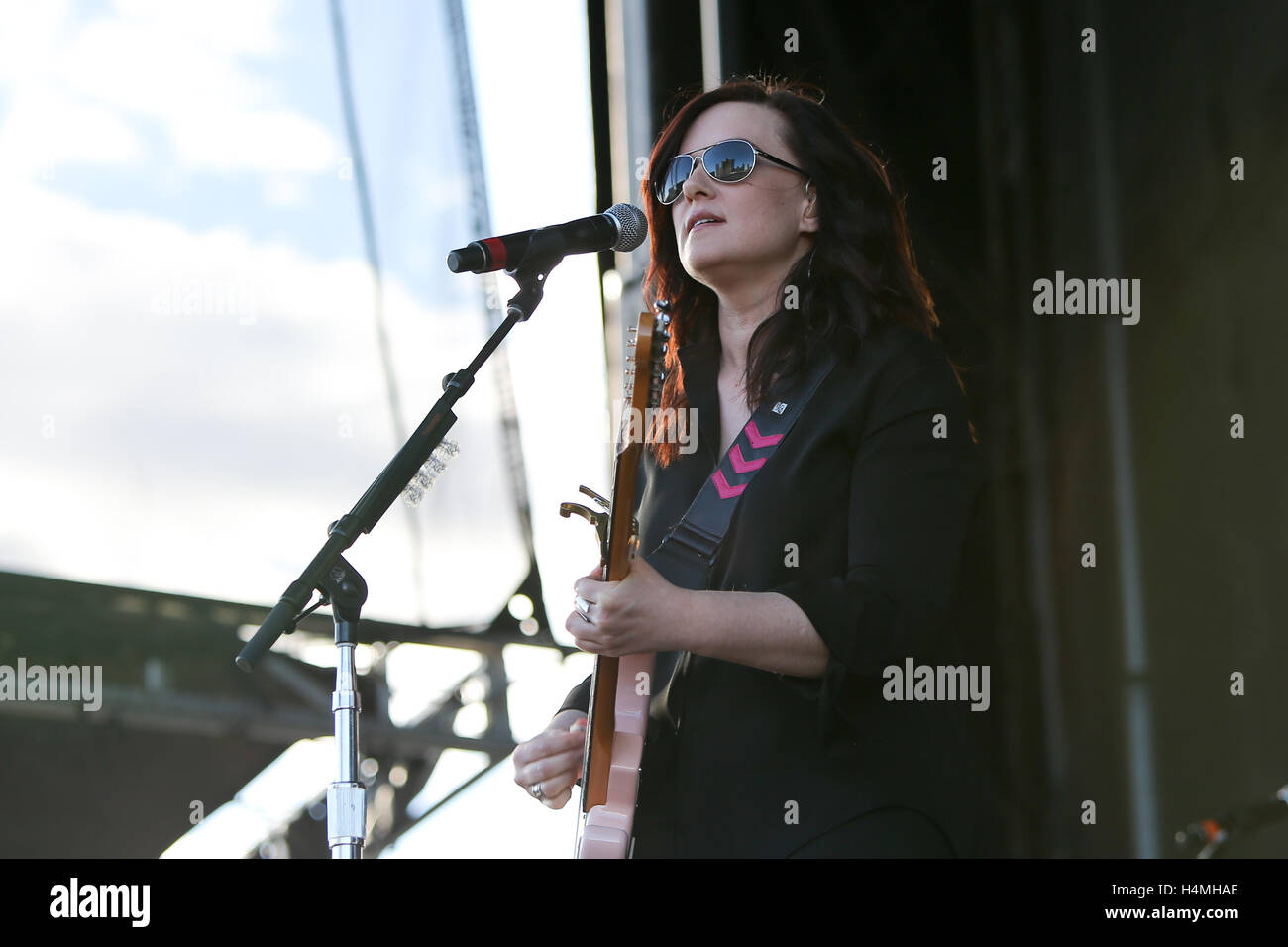 Singer Brandy Clark performs during the 4th ACM Party For A Cause