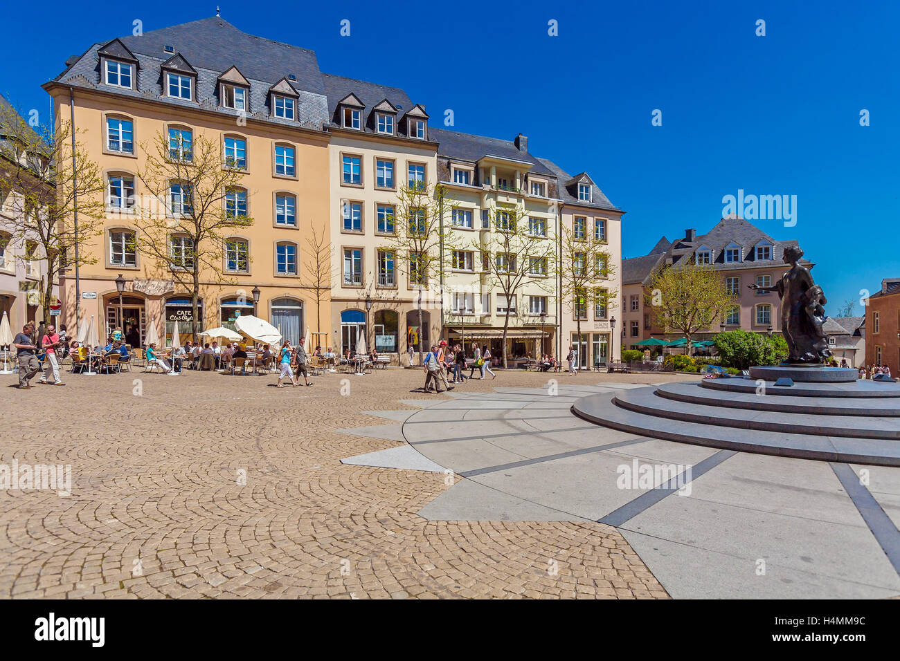Place de clairefontaine luxembourg hires stock photography and images