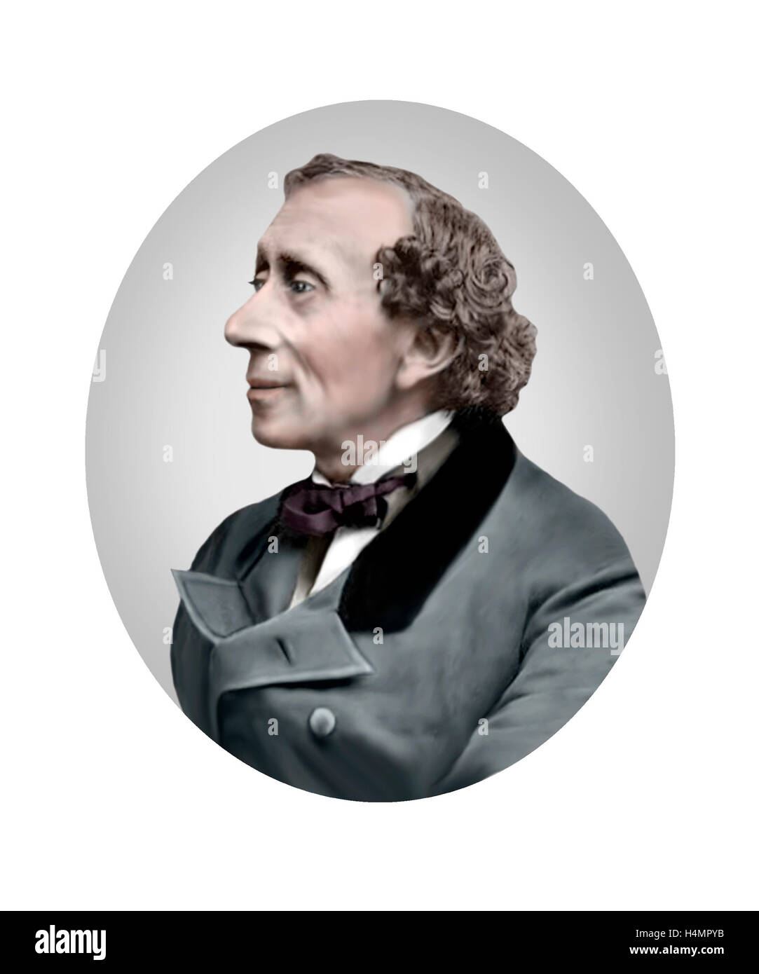 Hans Christian Andersen, 1805-1875, Writer, Fairy Tales Stock