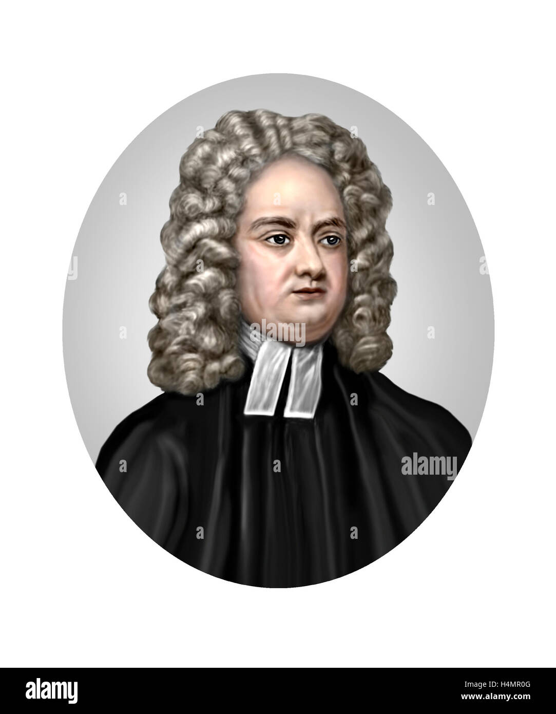 Jonathan Swift, 1667-1745, Satirist, Author, Poet Stock Photo