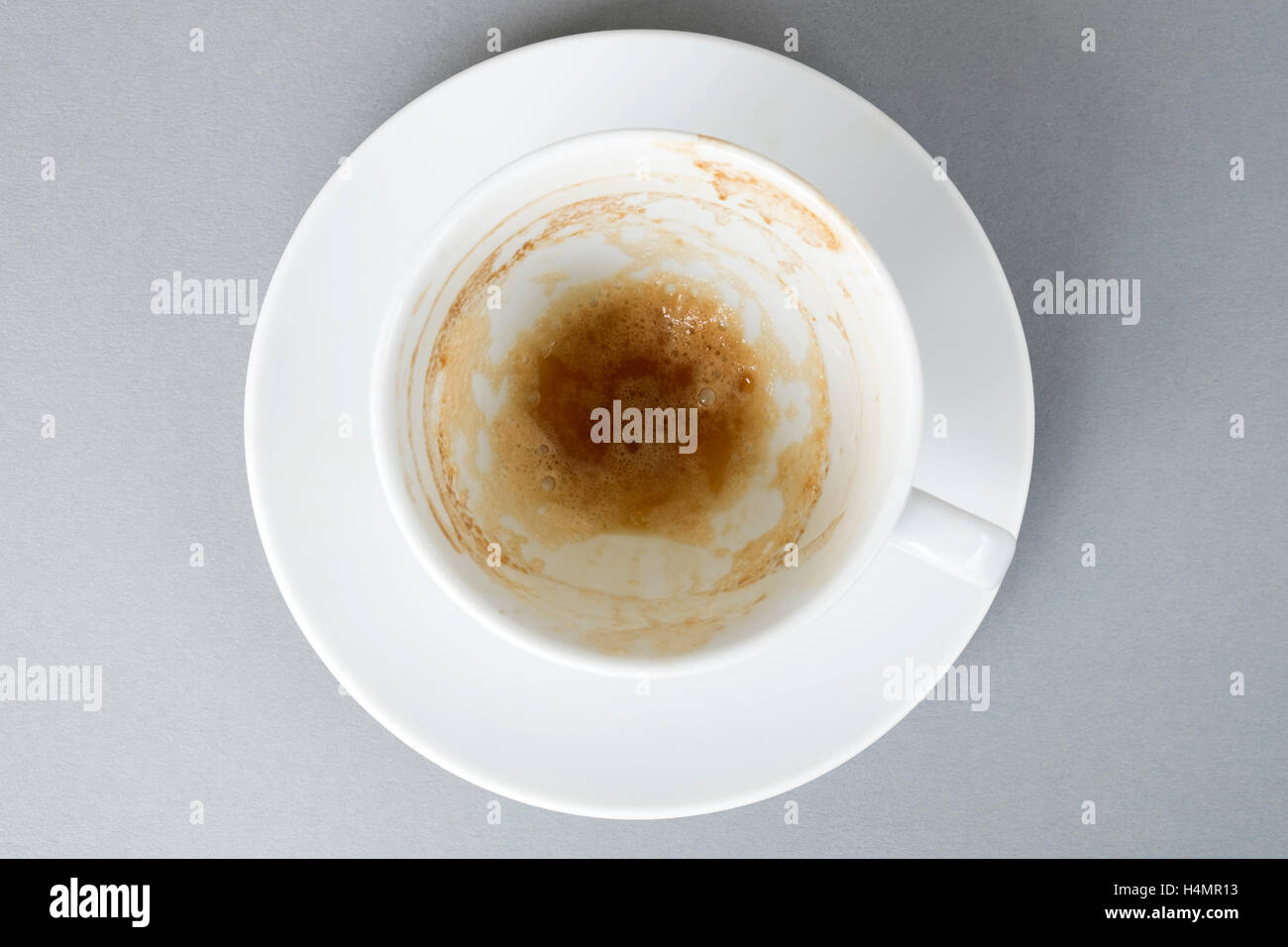 Empty coffee cup Stock Photo