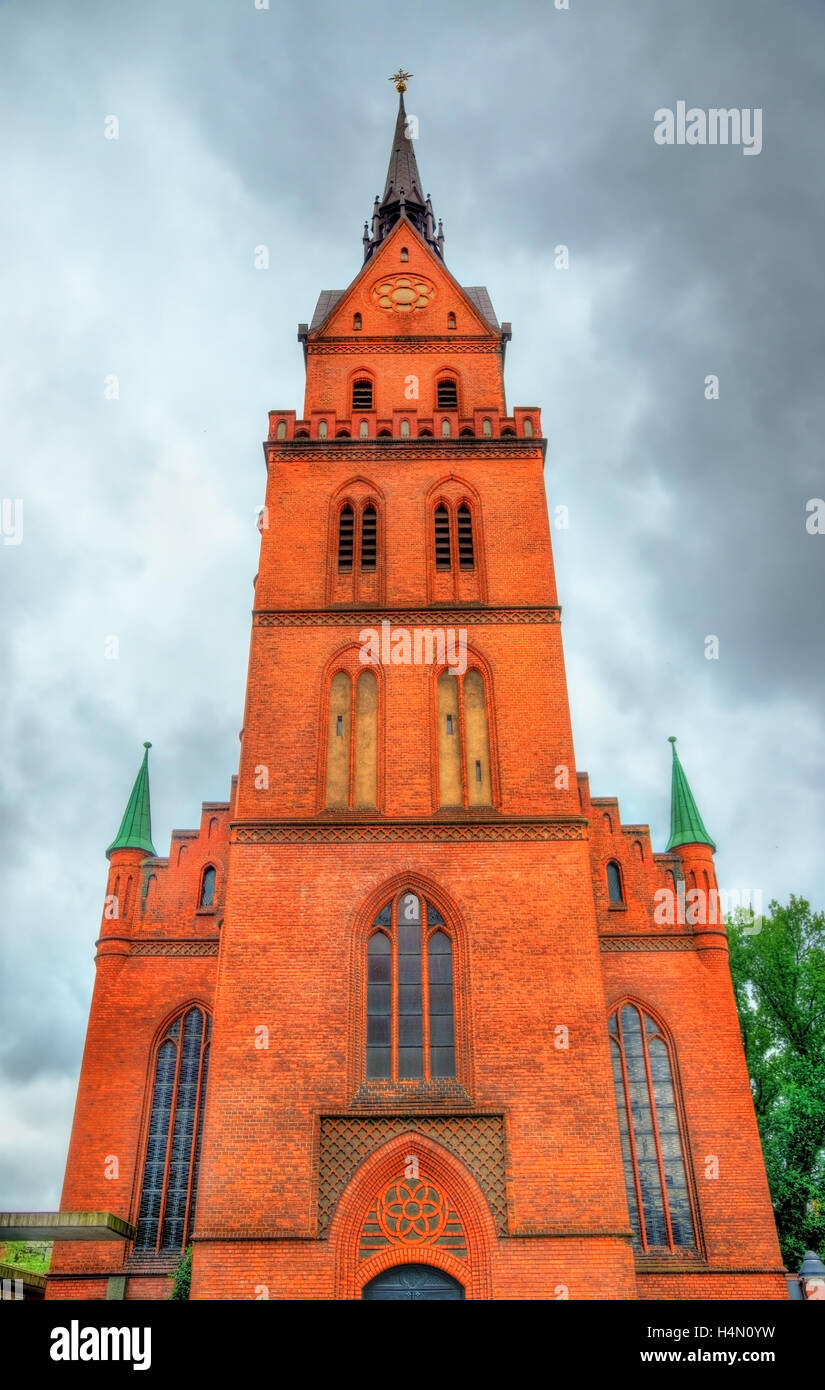 The Sacred Heart Church in Lubeck, Germany Stock Photo