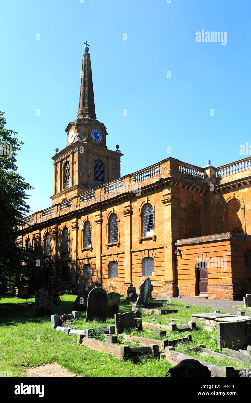 Holy Cross church, Daventry town, Northamptonshire, England, UK Stock Photo