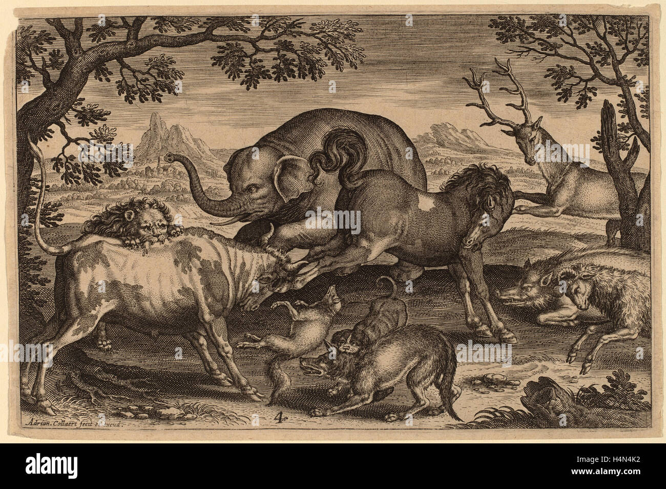 Adriaen Collaert (Flemish, c. 1560 - 1618), Animalium Quadrupedum ...